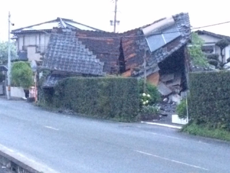 益城町での被災者支援